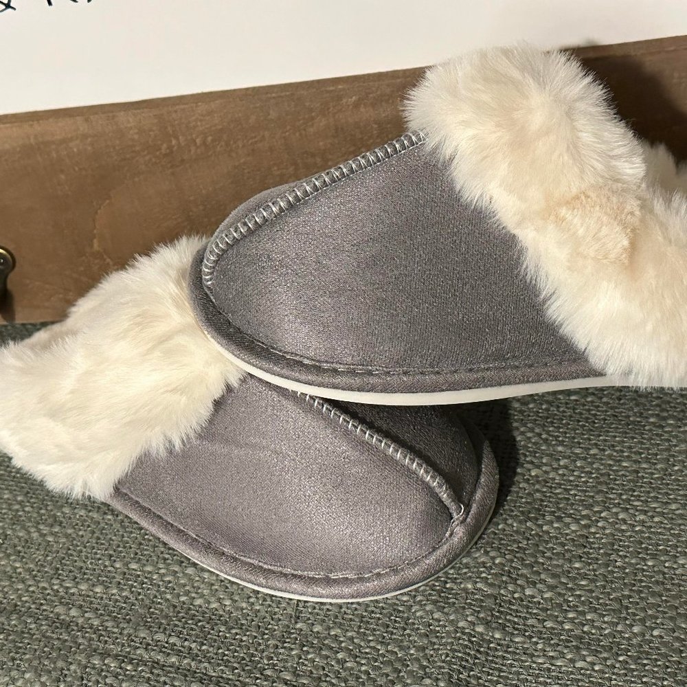 fuzzy lined slippers